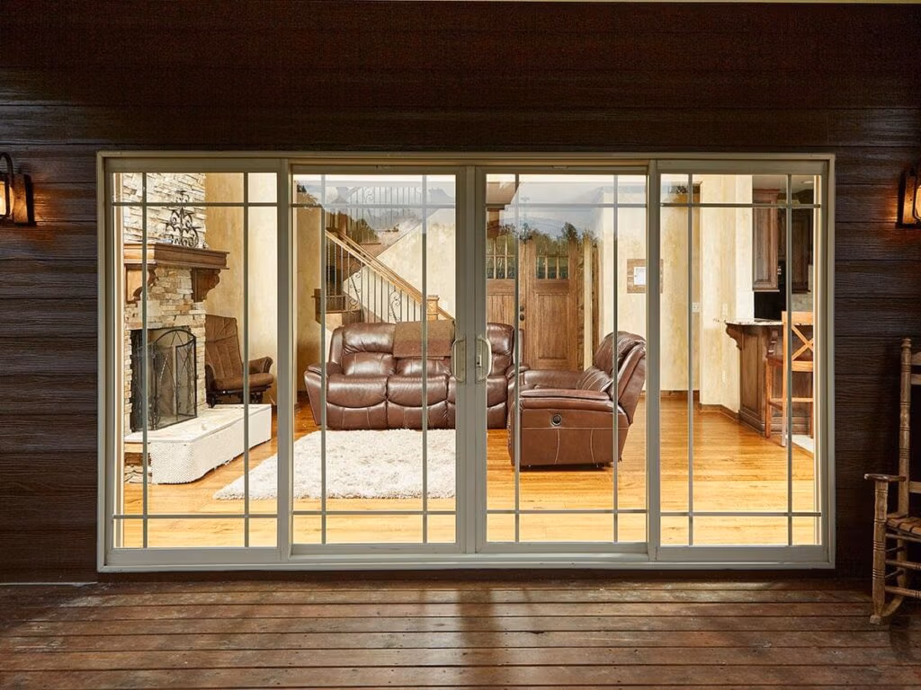 4 Lite Sliding Patio Door Exterior