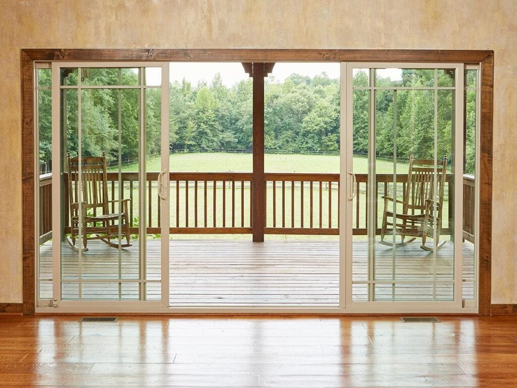 4 Lite Patio Door Interior